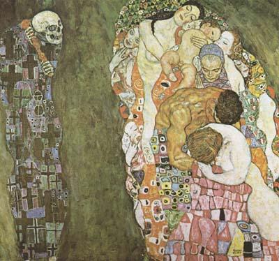 Gustav Klimt Death and Life (mk20) Sweden oil painting art